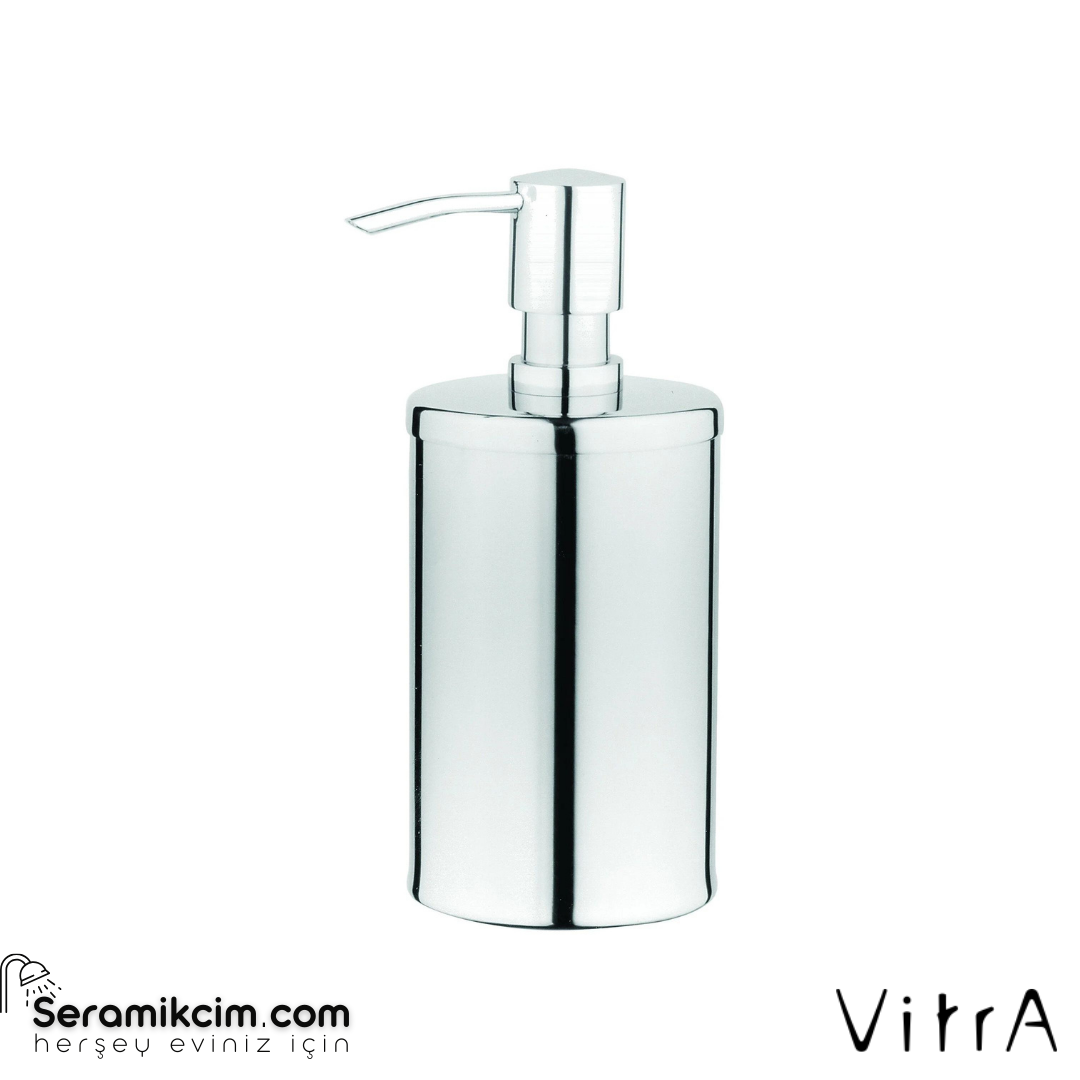 Vitra Arkitekta Sıvı Sabunluk, Duvardan, Parlak Paslanmaz Çelik, 330 Ml