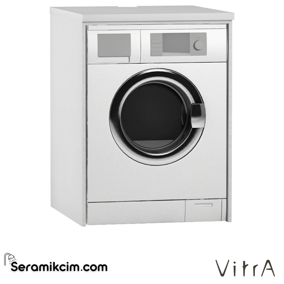 Vitra Çamaşır Makinesi Paneli, U-Oyuklu, Parlak Beyaz - 63472