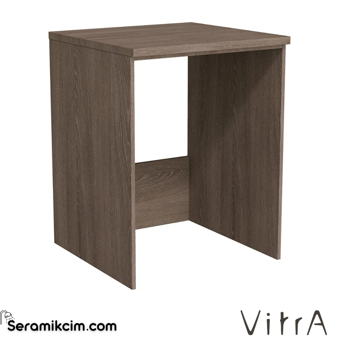 VitrA Çamaşır Makinesi Ünitesi Demonte 70 cm moka meşe 69603