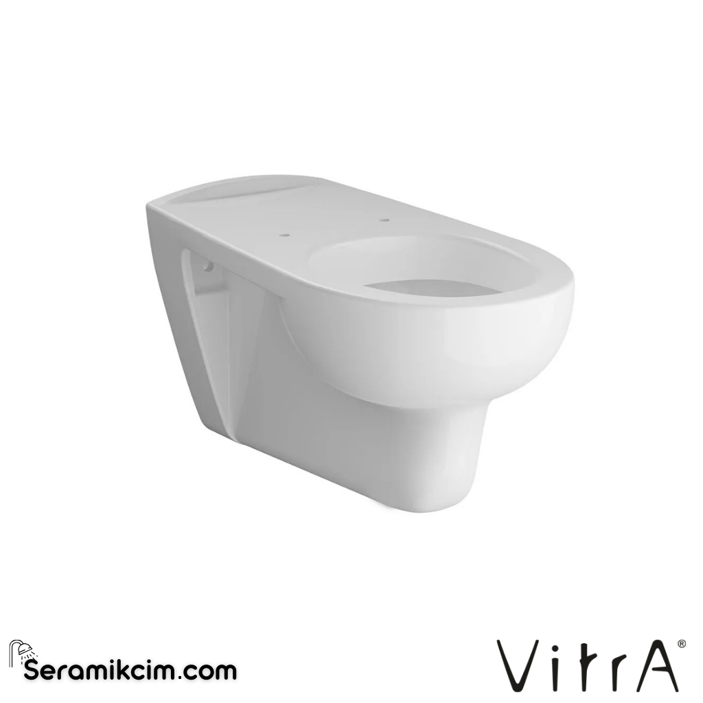 VitrA Conforma Asma Klozet Sığ, Özel İhtiyaç, 70 cm Taharet Borulu, Beyaz - 5811L003-0850