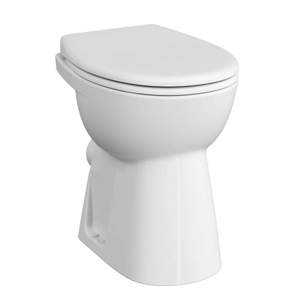 VitrA Conforma Yerden Klozet Arkası Açık, Sığ, Özel İhtiyaç, 48 cm Taharet Borulu, Beyaz - 5815L003-0593