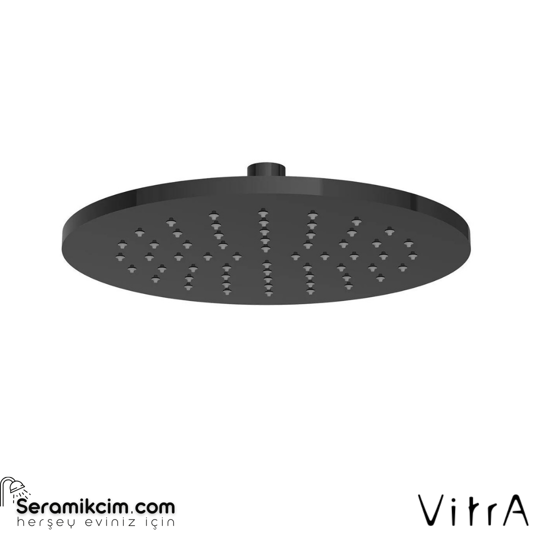 Vitra Duş Başlığı, Parlak Siyah