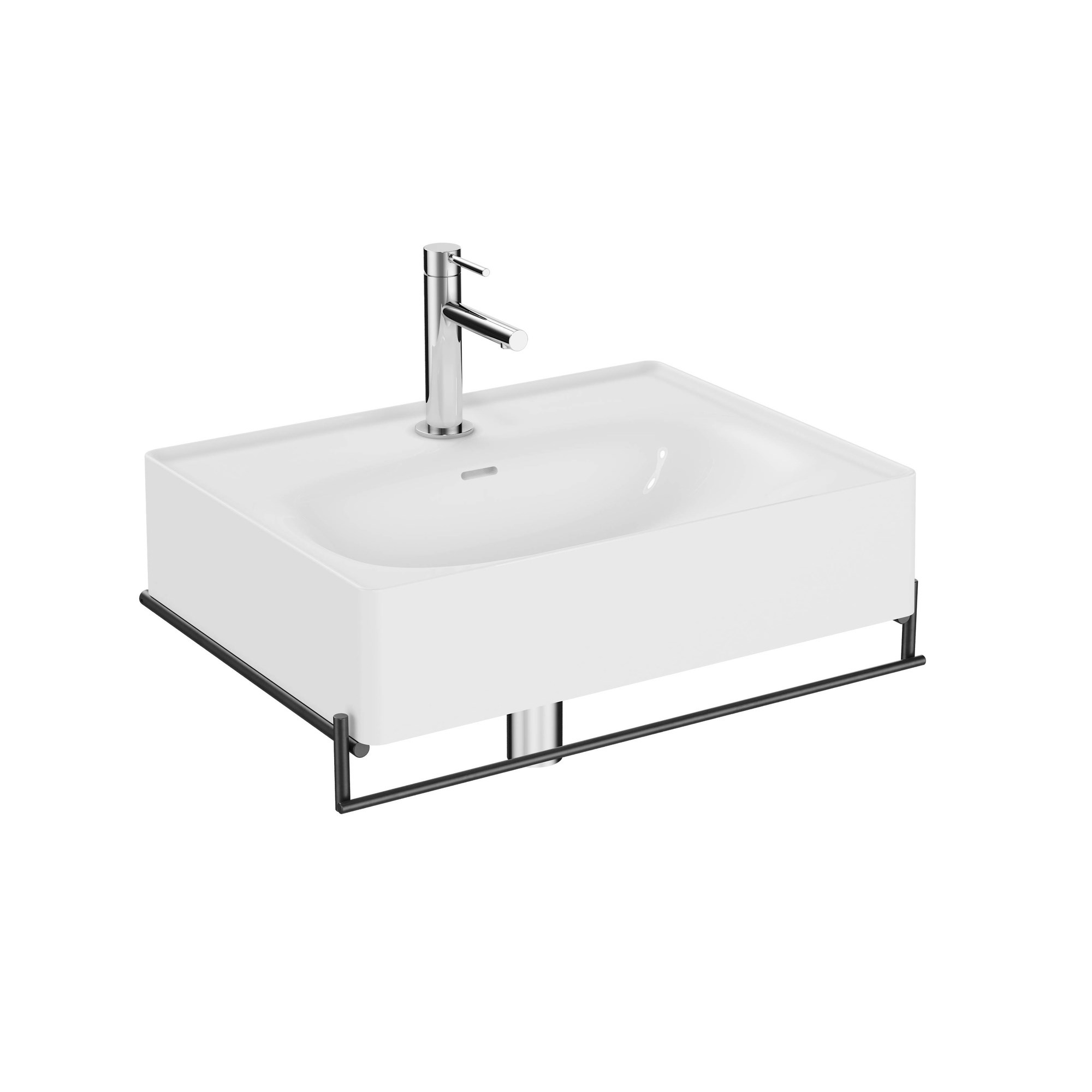 Vitra Equal Lavabo Ünitesi 60 cm Beyaz Lavabolu Havluluklu 64081
