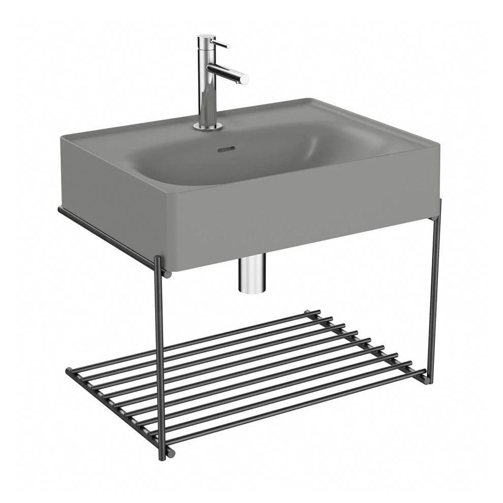 Vitra Equal Lavabo Ünitesi, 60 Cm, Gri Lavabolu & Raflı - 66053