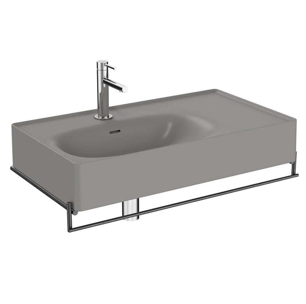 Vitra Equal Lavabo Ünitesi, 80 Cm, Gri Lavabolu & Havluluklu - 66054