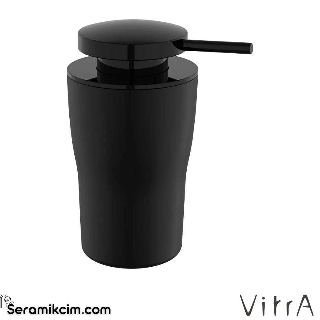 VitrA Eternity Sıvı Sabunluk Parlak Siyah A4432039