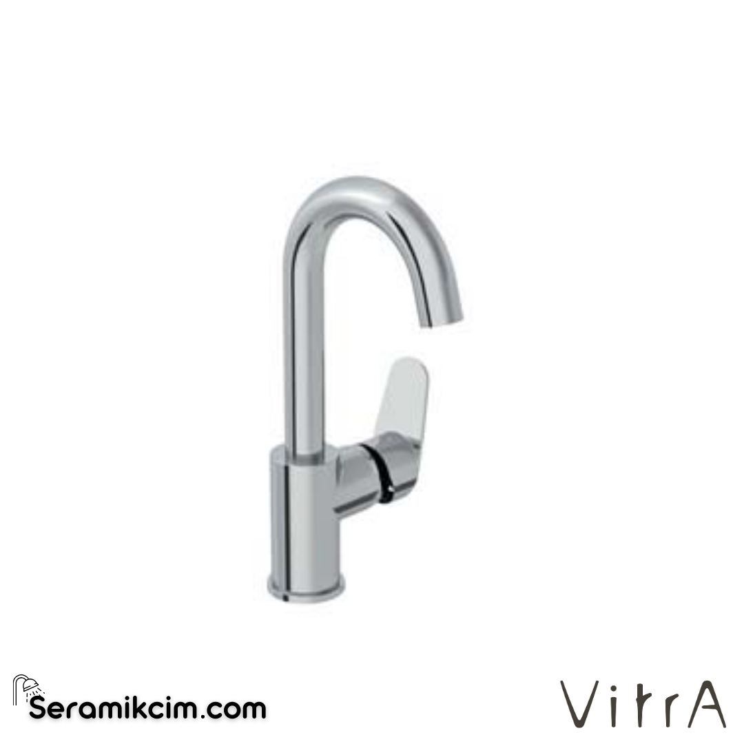 VitrA Flow Round BlueEco Döner Borulu Lavabo Bataryası A43152ENR - A43152ENR