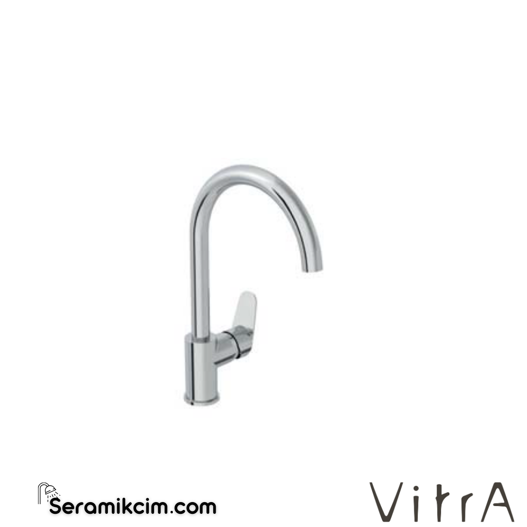 VitrA Flow Round Eviye Bataryası (C-tip) Krom A43407 - A43407