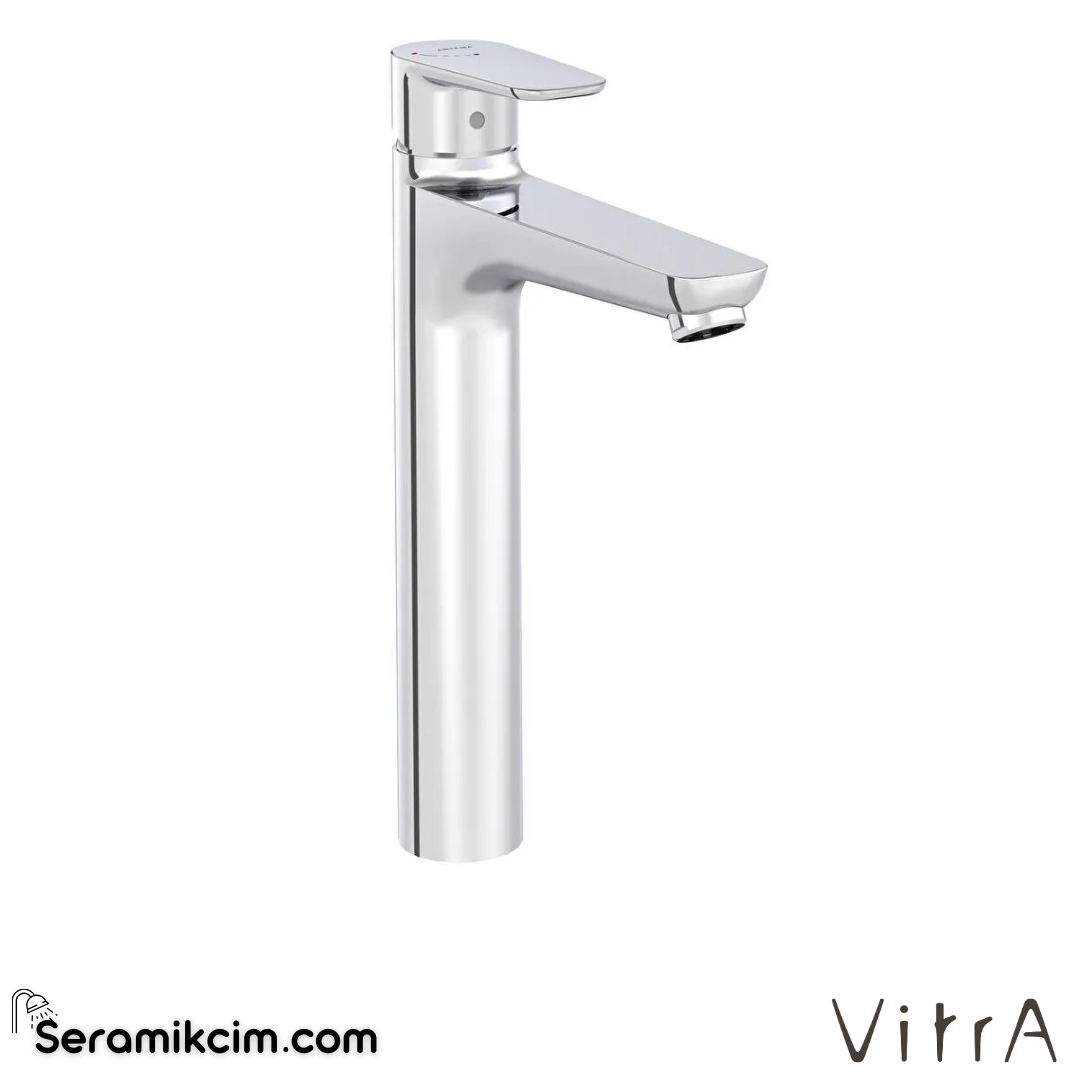 VitrA Flow Soft BluEco Lavabo Bataryası (çanak) Krom A43010ENR - A43010ENR