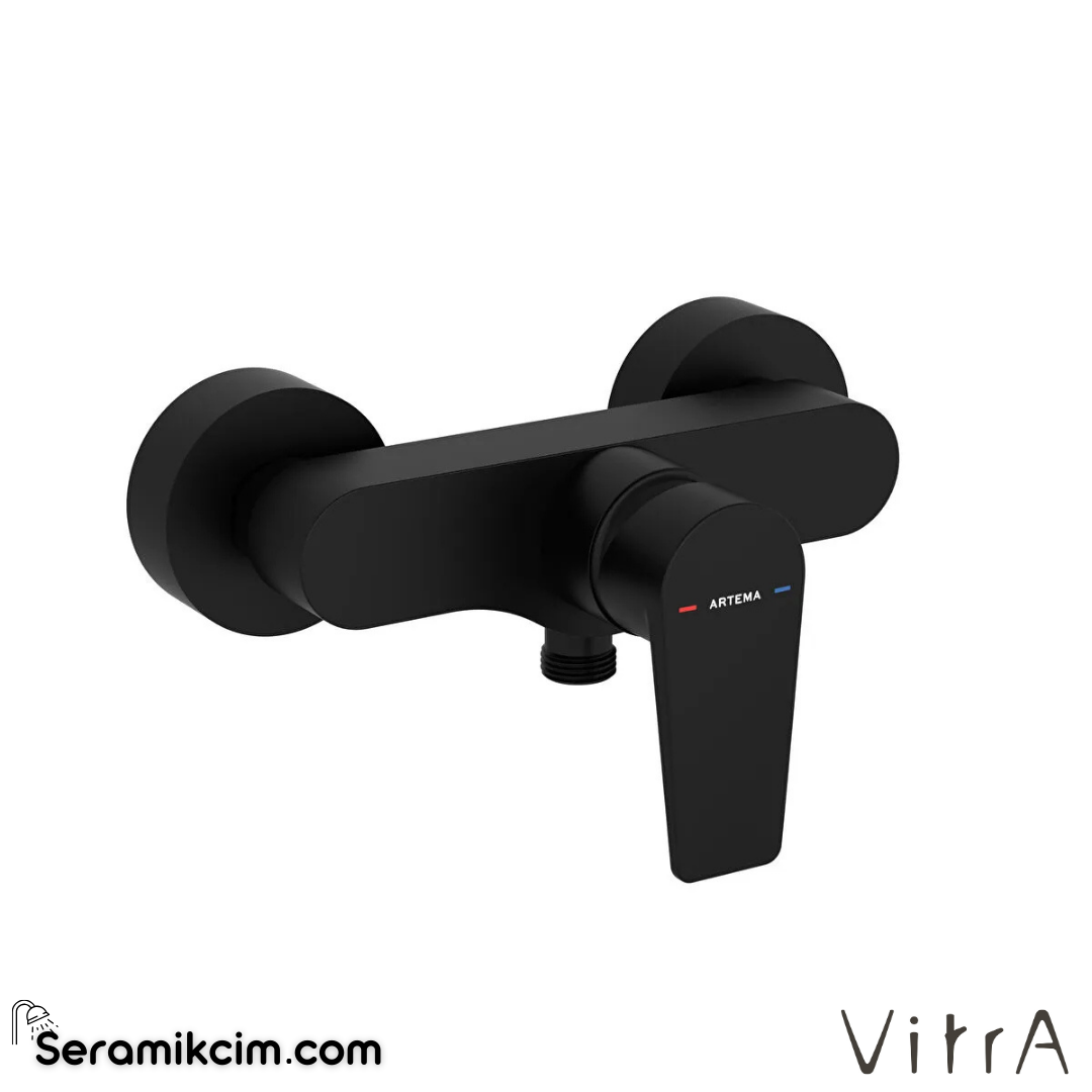 VitrA Flow Square Duş Bataryası Mat Siyah A4293136 - A4293136