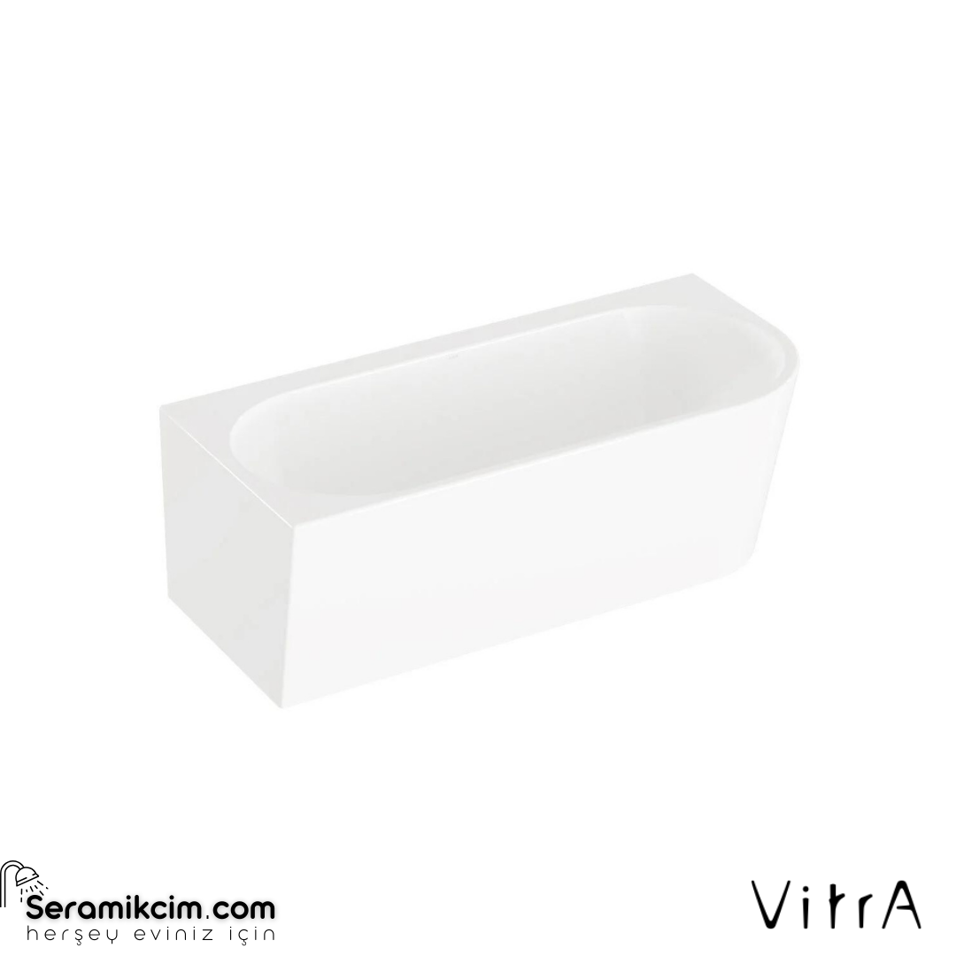 VitrA Geo 165X75 Sol Köşe Küvet + Ayak Seti + Gizli Sifon