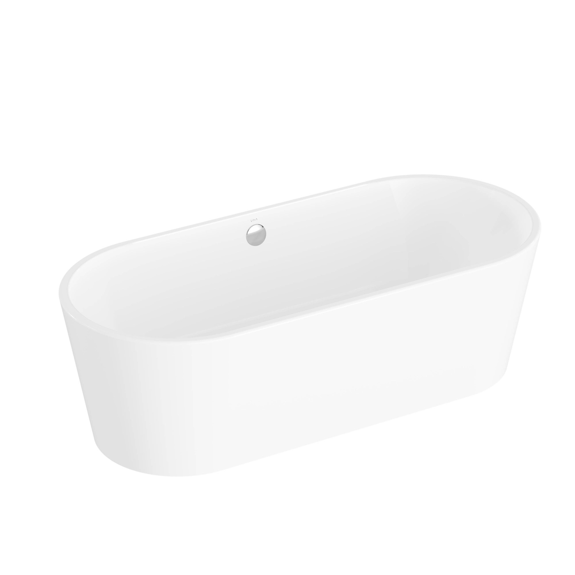 Vitra Geo 180X80 Fs Oval Klısif+Ayak Dış.Ss 65380008000