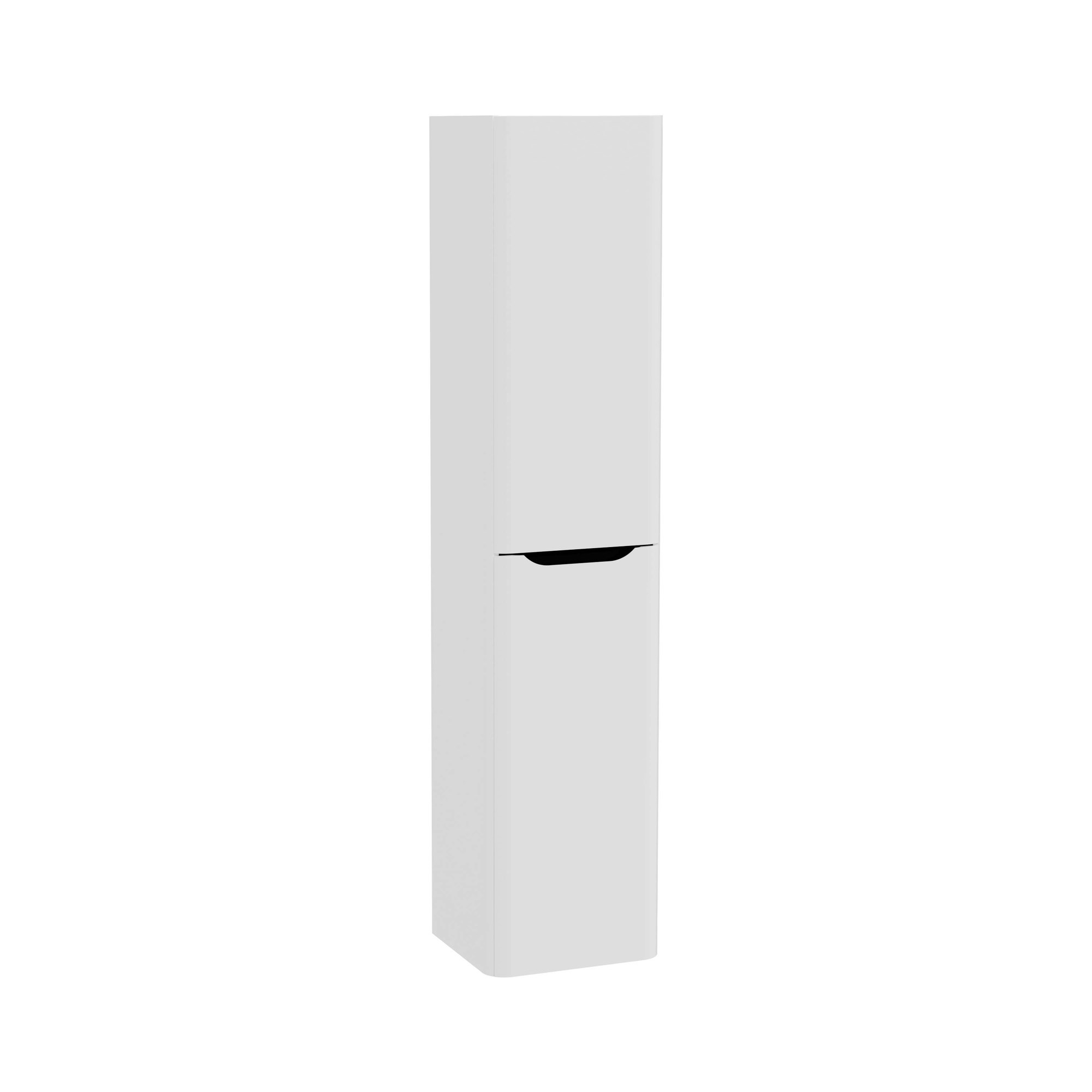 Vitra Integra Round Boy Dolabı 40 cm İki Kapaklı Mat Açık Gri Sol 70074