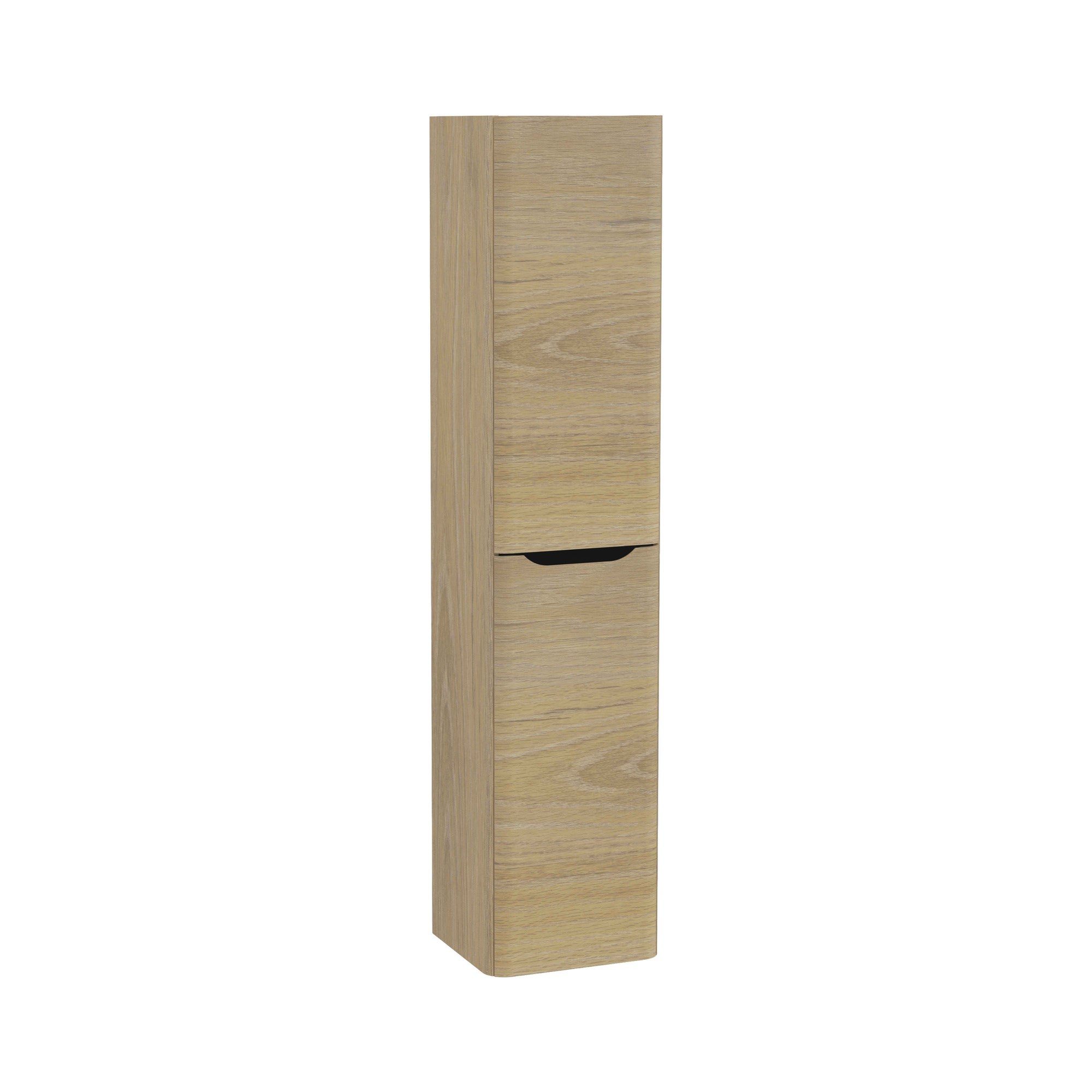 Vitra Integra Round Boy Dolabı 40 cm İki Kapaklı Altın Meşe Sol 70071