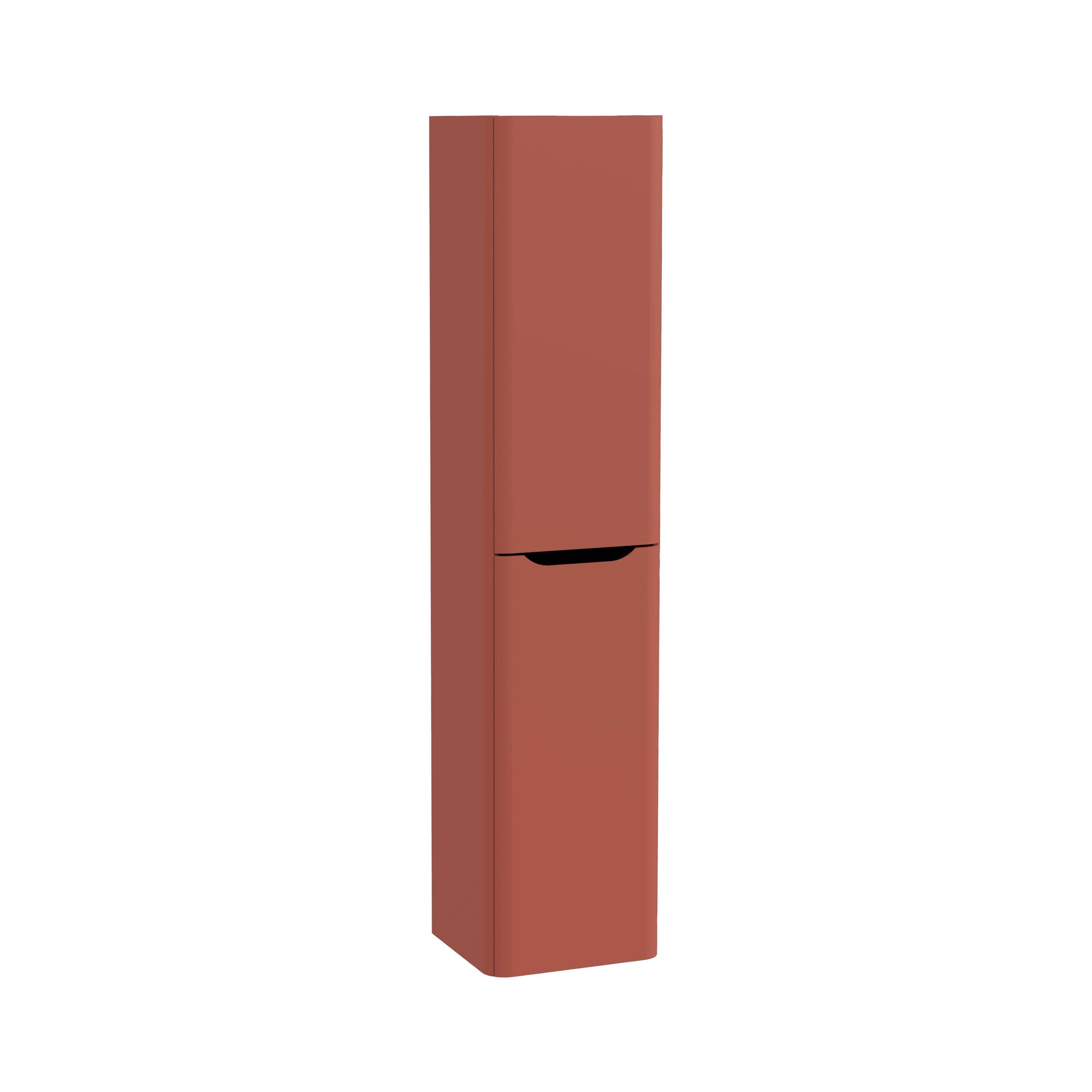 Vitra Integra Round Boy Dolabı 40 cm İki Kapaklı Mat Kırmızı Sağ 80004