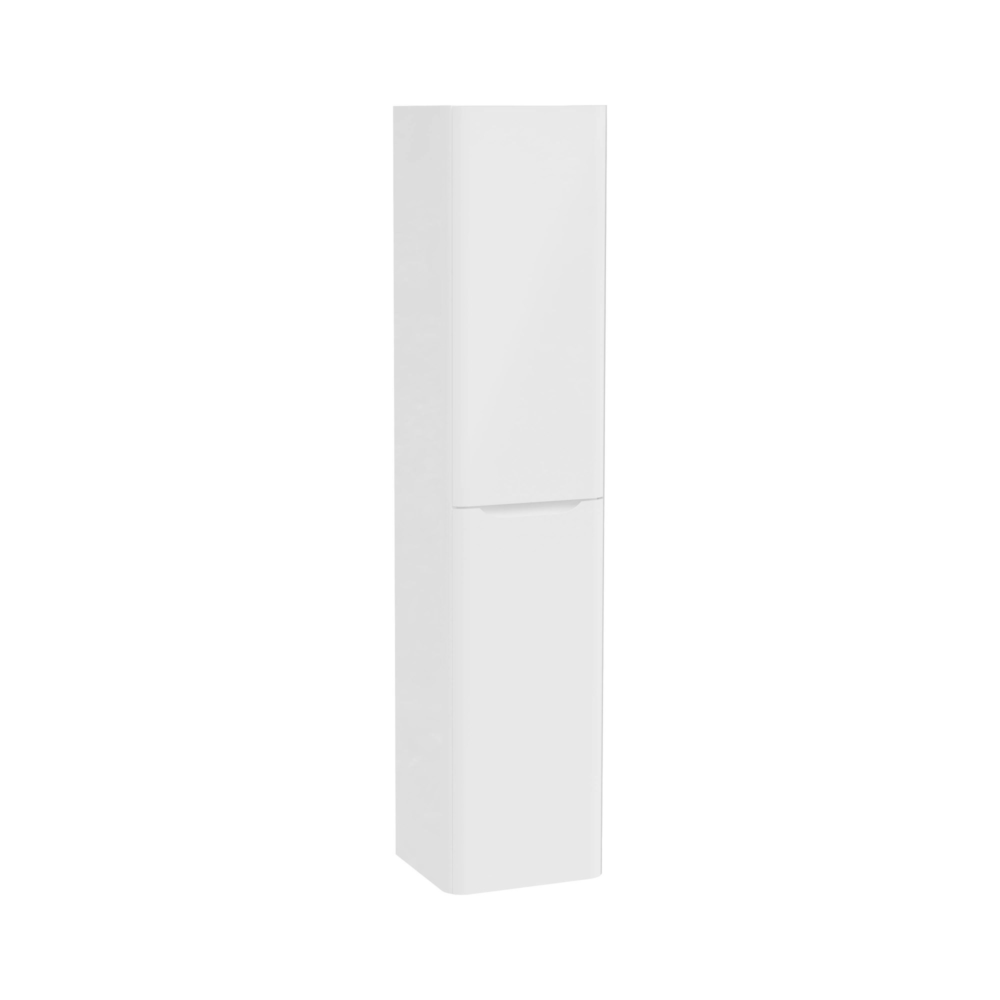 Vitra Integra Round Boy Dolabı 40 cm İki Kapaklı Parlak Beyaz Sol 70068