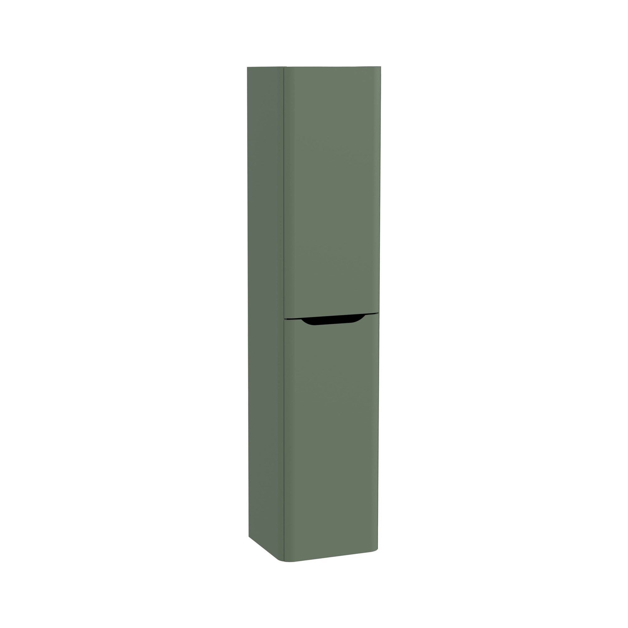 Vitra Integra Round Boy Dolabı 40 cm İki Kapaklı Mat Yeşil Sol 70073