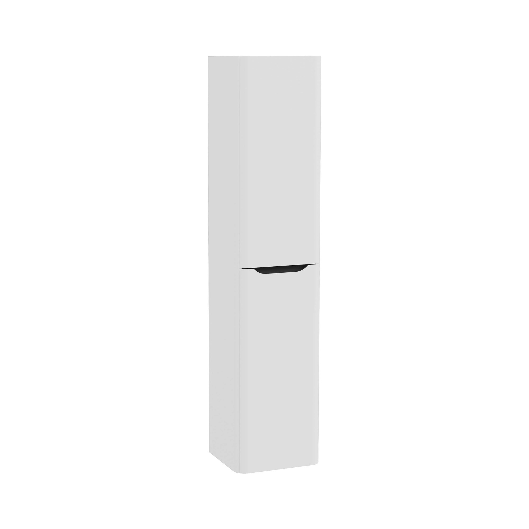 Vitra Integra Round Boy Dolabı 40 cm İki Kapaklı Mat Açık Gri Sağ 80006