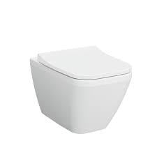 VitrA Integra Square Asma Klozet Rim-ex, Gizli Montajlı, 55 cm Taharet Borulu, Taharet Borusu Girişi Sıva Altı Uygulamalı, Mat Beyaz - 7082B001-0090