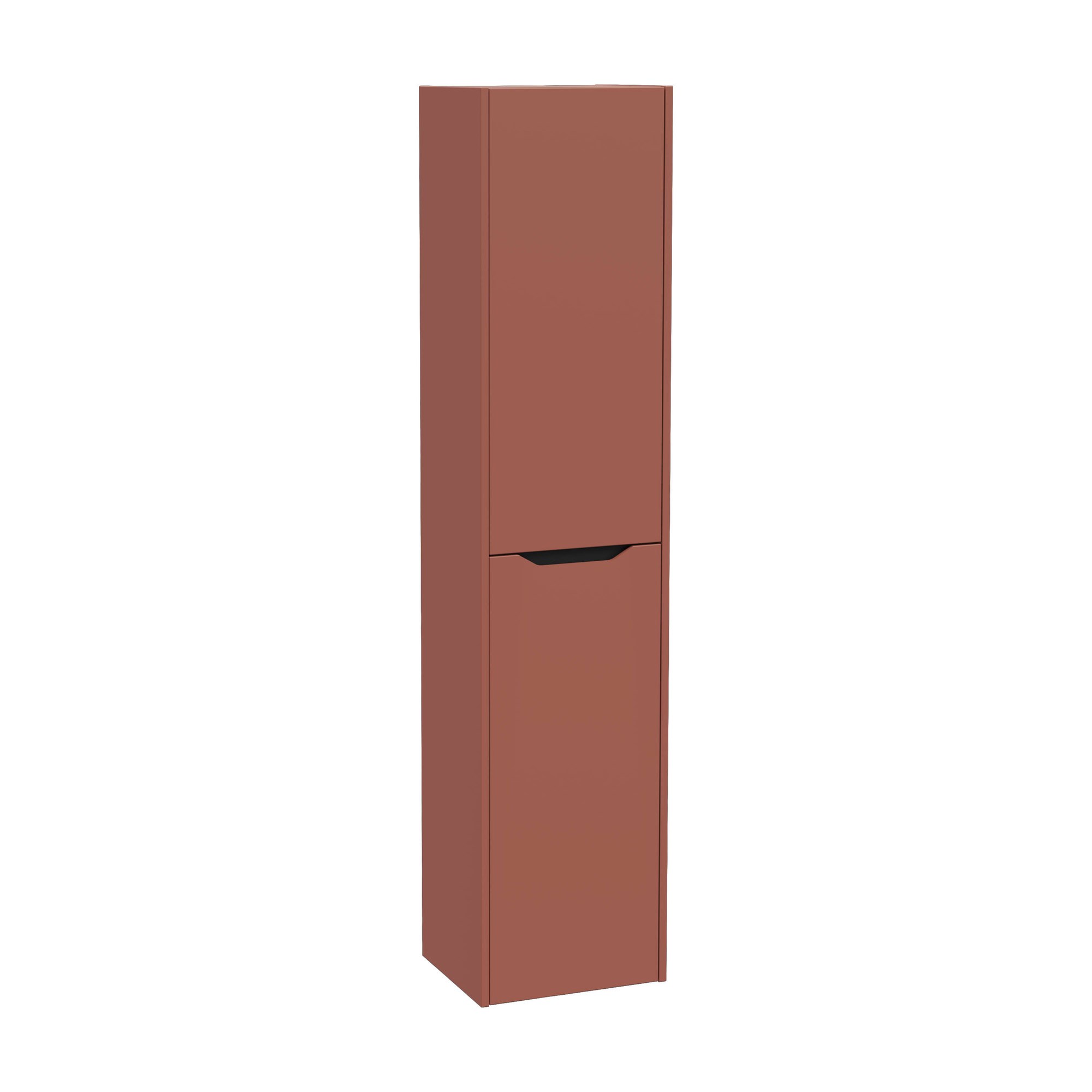 Vitra Integra Square Boy Dolabı 40 cm İki Kapaklı Mat Kırmızı Sol 80322