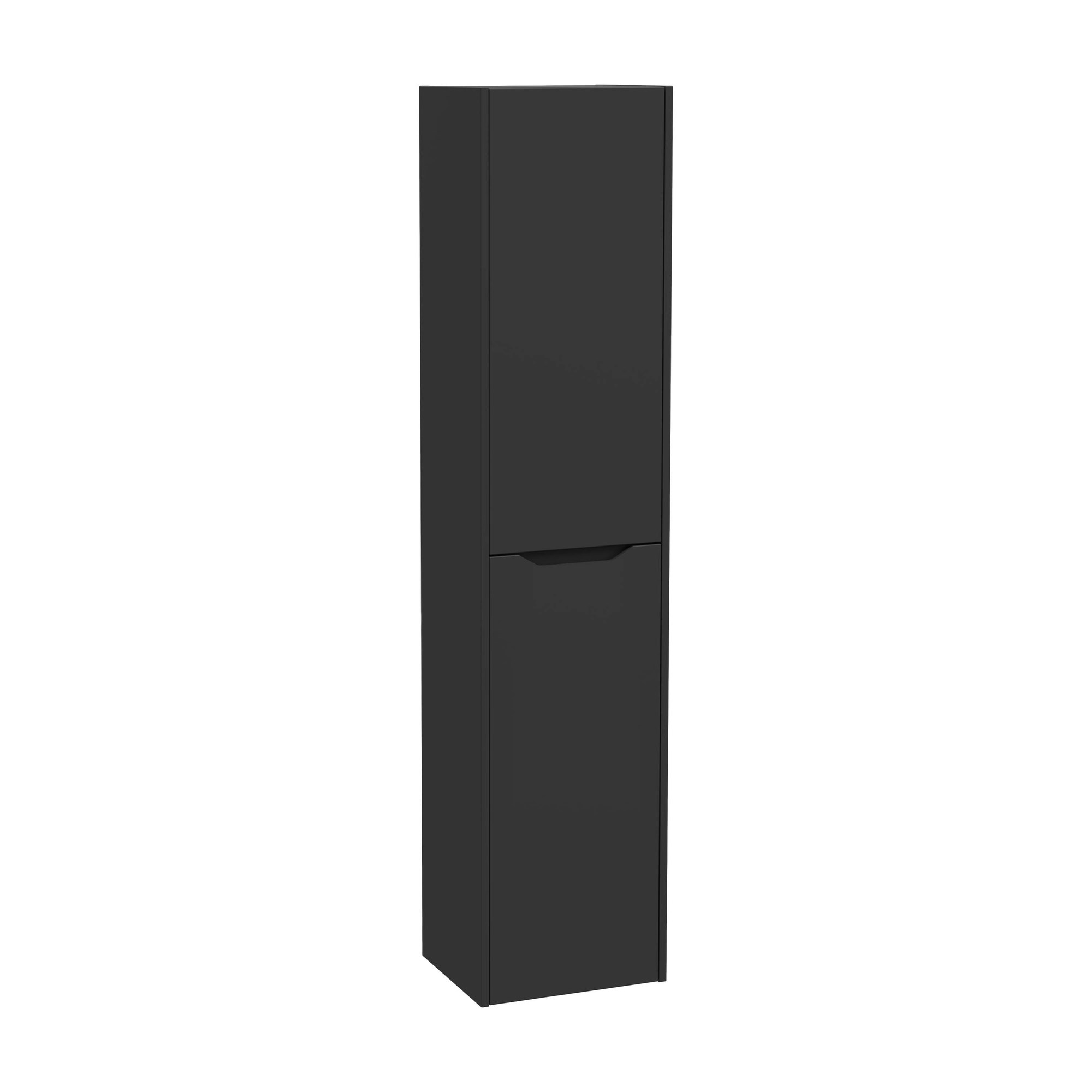 Vitra Integra Square Boy Dolabı 40 cm İki Kapaklı Mat Grafit Sol 80320