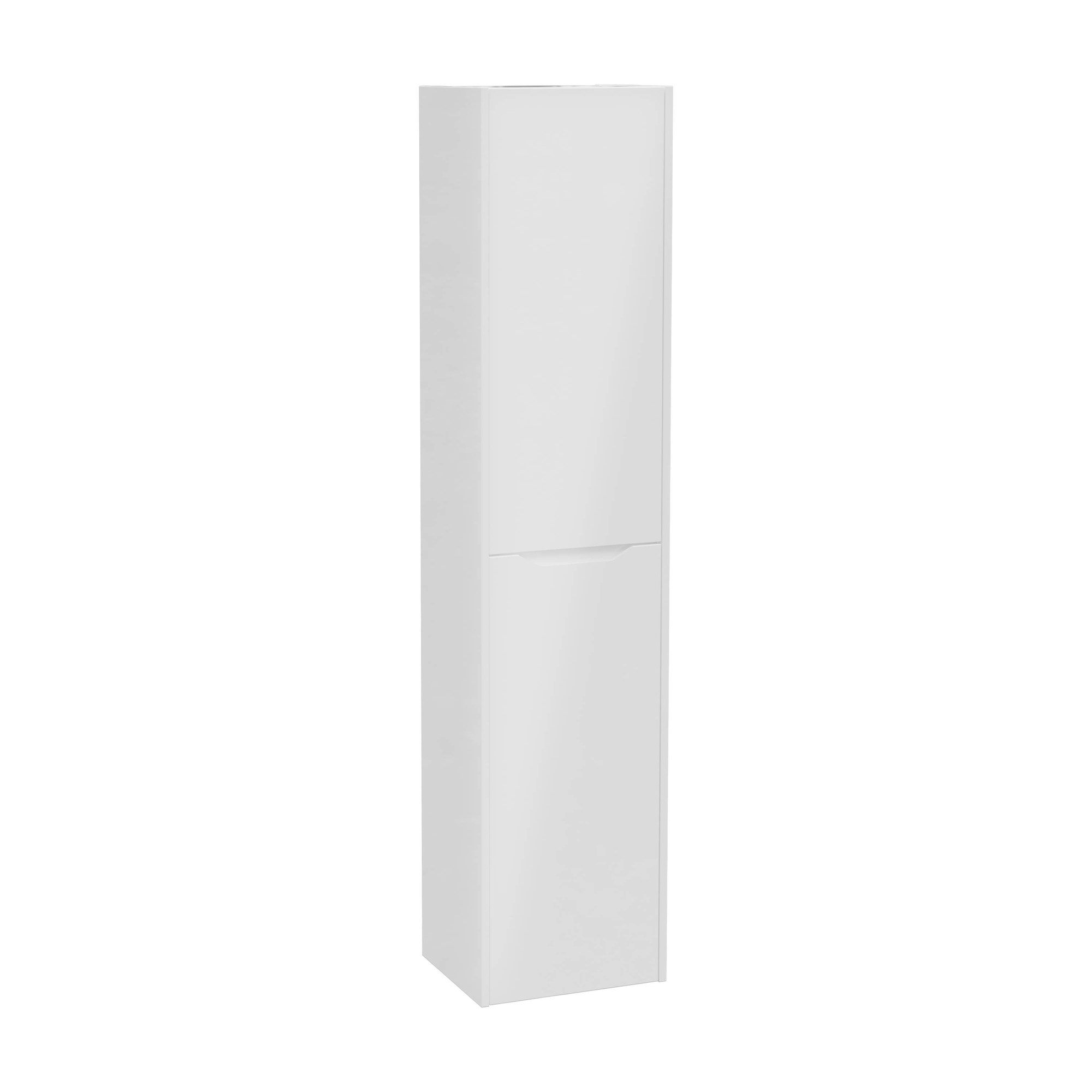 Vitra Integra Square Boy Dolabı 40 cm İki Kapaklı Parlak Beyaz Sol 80318