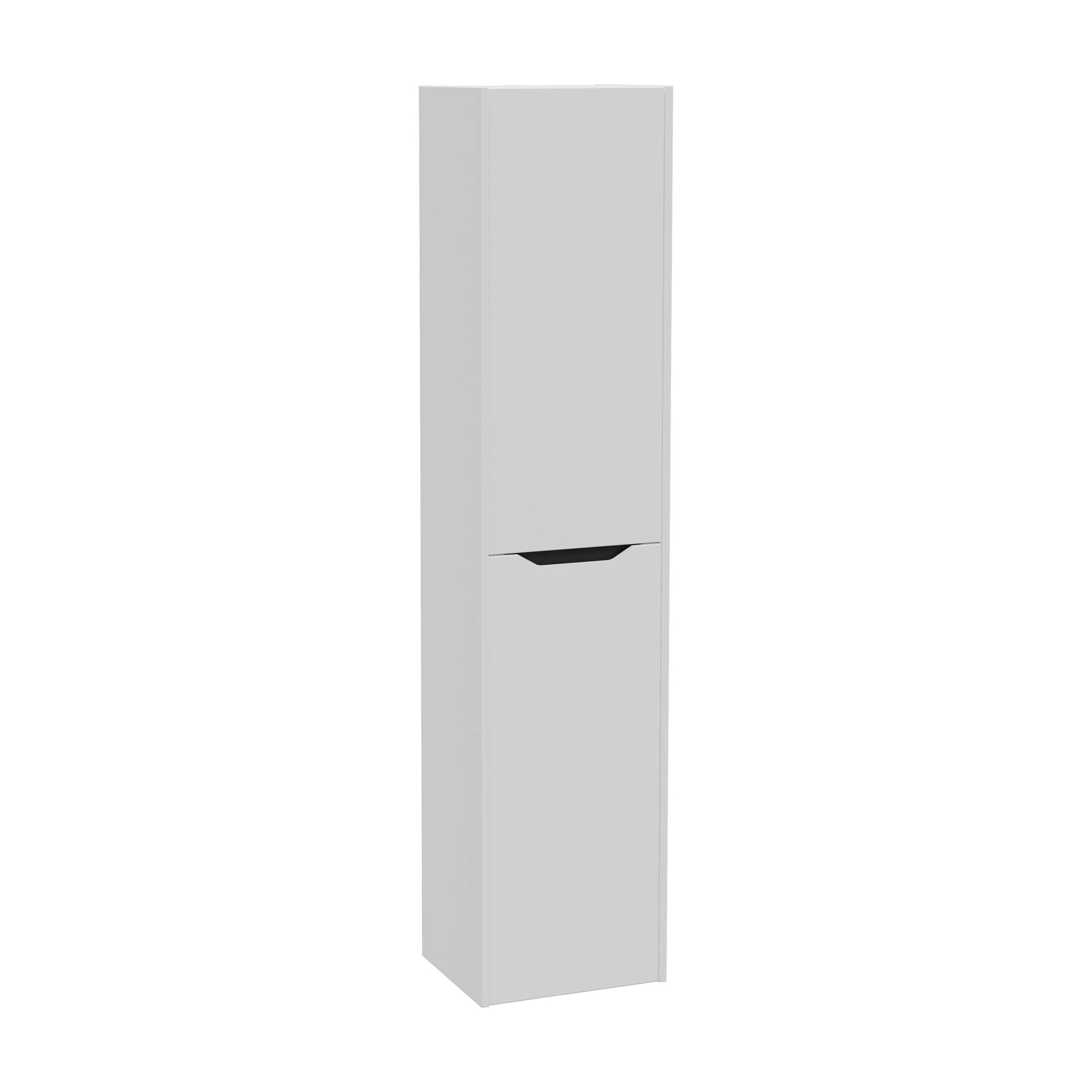 Vitra Integra Square Boy Dolabı 40 cm İki Kapaklı Mat Açık Gri Sol 80368