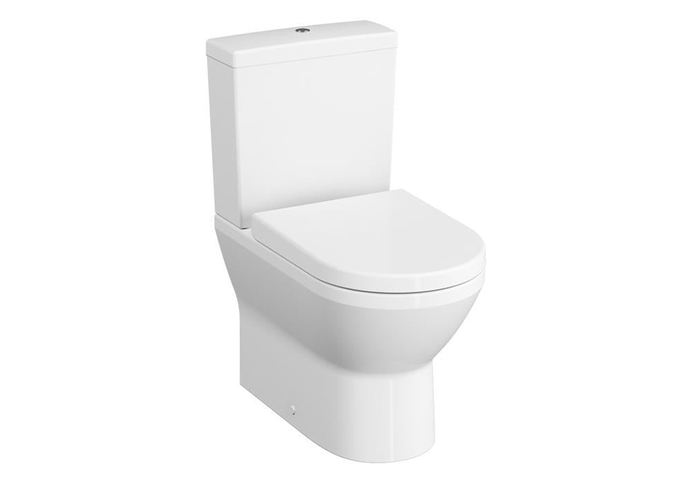 VitrA Integra Takım Klozet Rim-ex, Duvara Tam Dayalı, 62 cm Taharet Borulu, Beyaz - 7043L003-0092