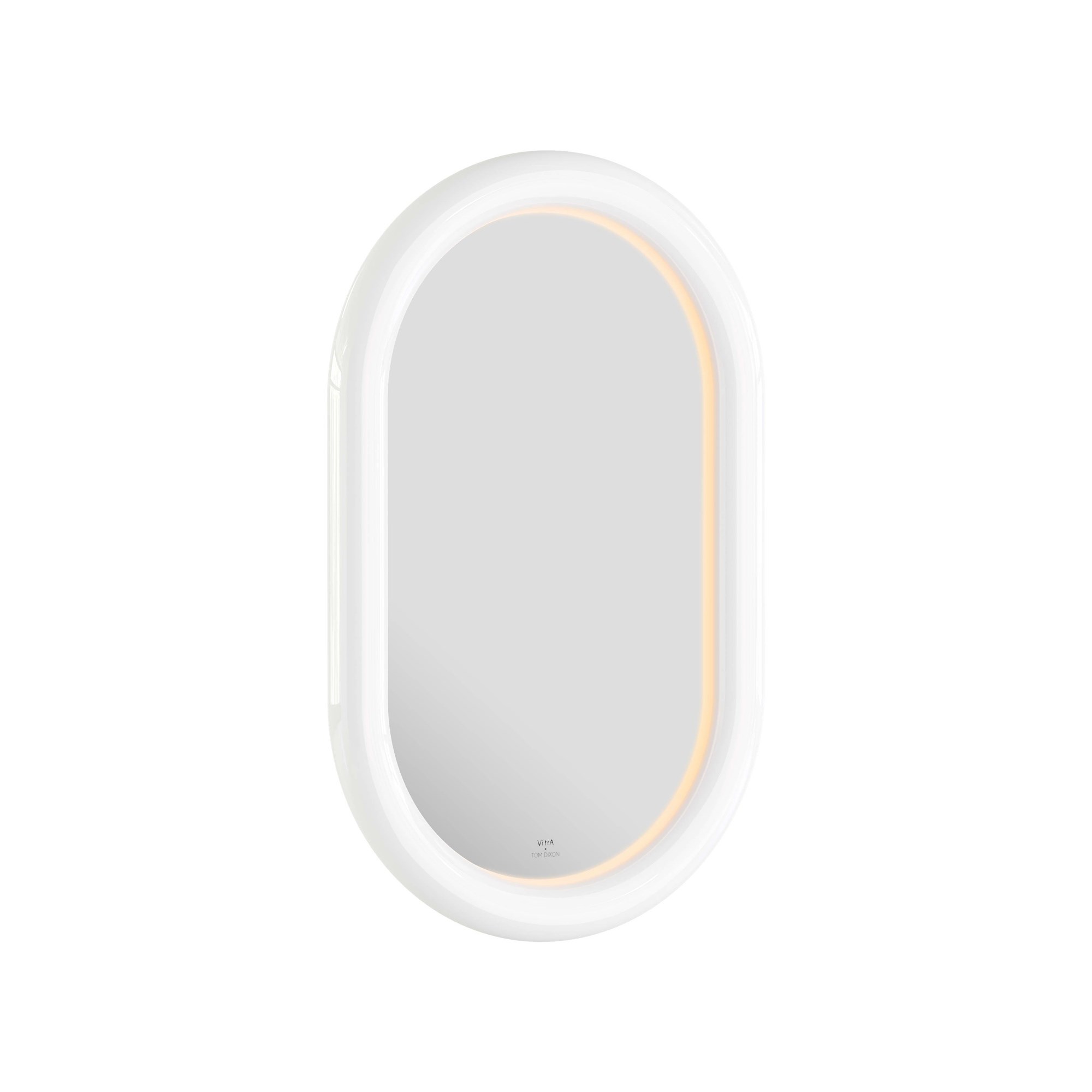 Vitra Liquid Düz Ayna 50 cm Aydınlatmalı Seramik Çerçeveli Beyaz 66743