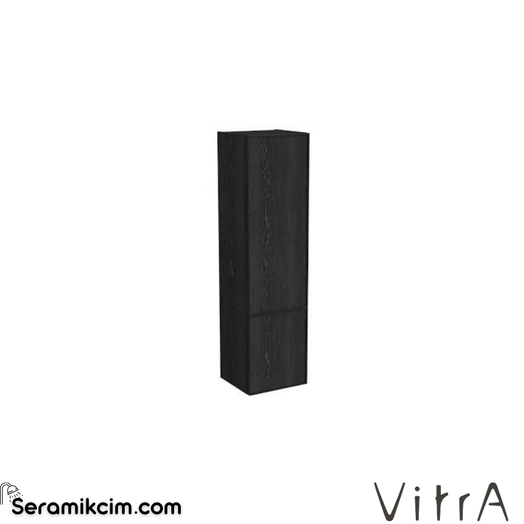 VitrA Metropole Edge Boy Dolabı 40 cm siyah meşe, sol 67200