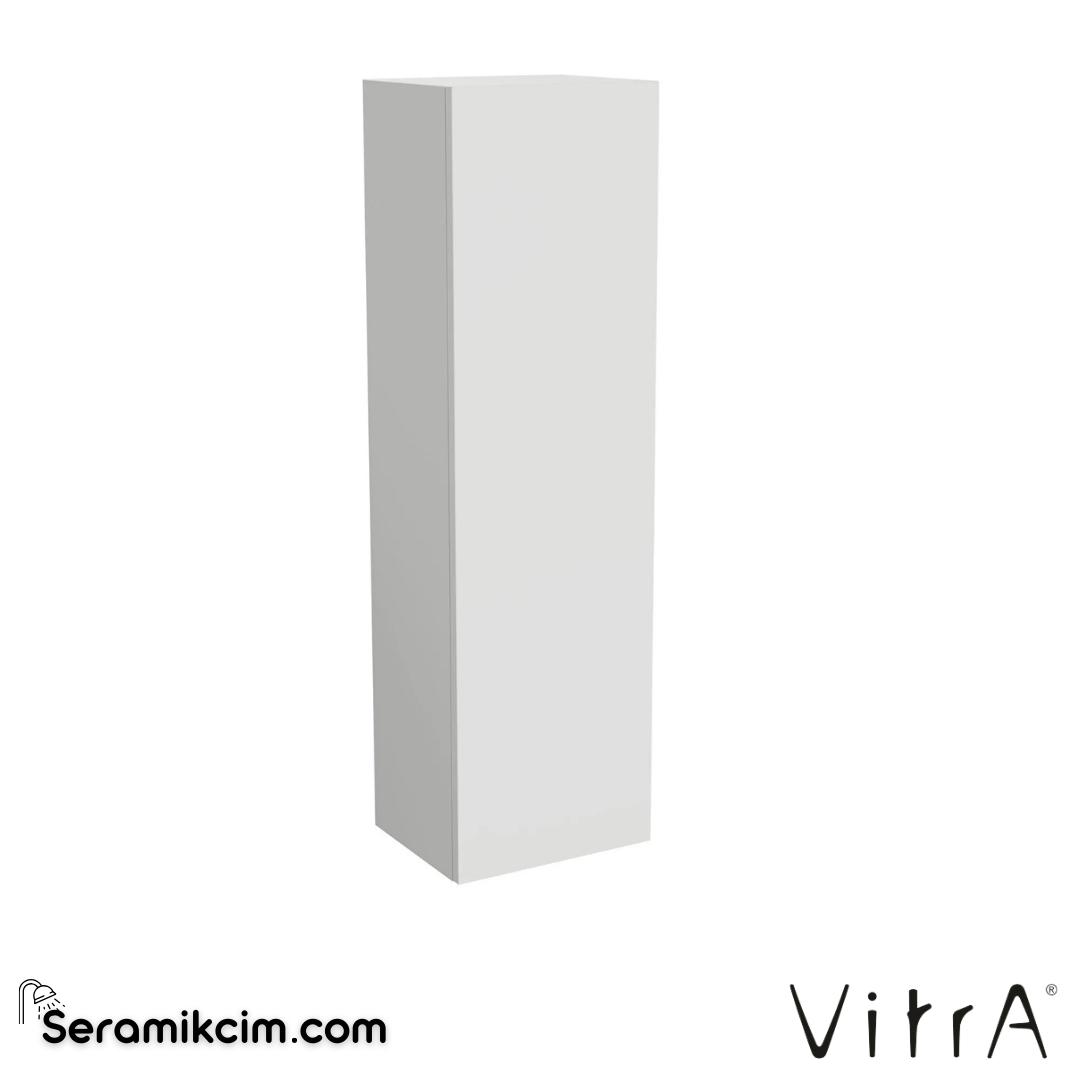 VitrA Metropole Pure Boy Dolabı 35 cm, kısa mat açık gri, sağ 67276 - 67276