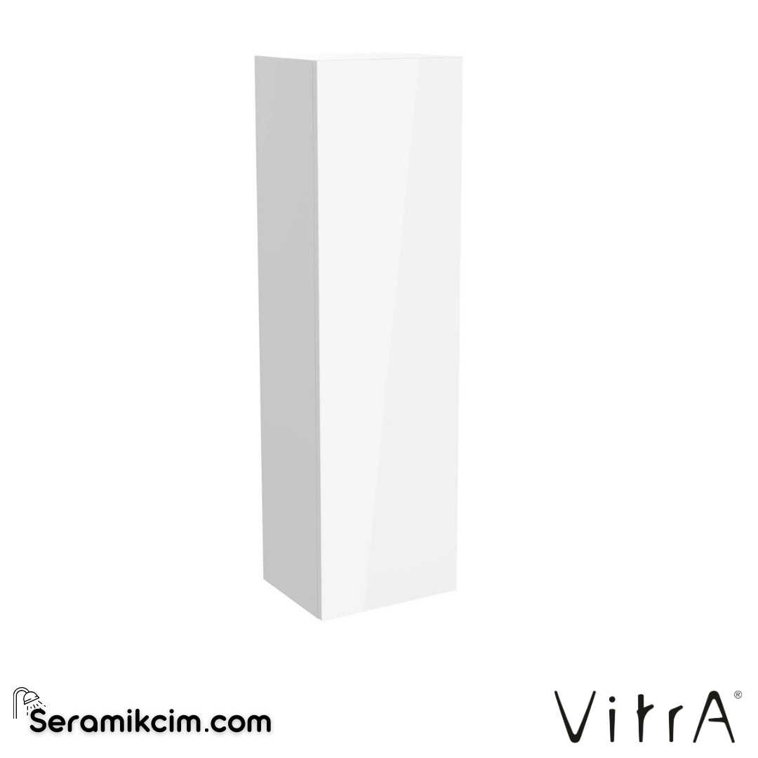 VitrA Metropole Pure Boy Dolabı 35 cm, kısa parlak beyaz, sağ 67343 - 67343