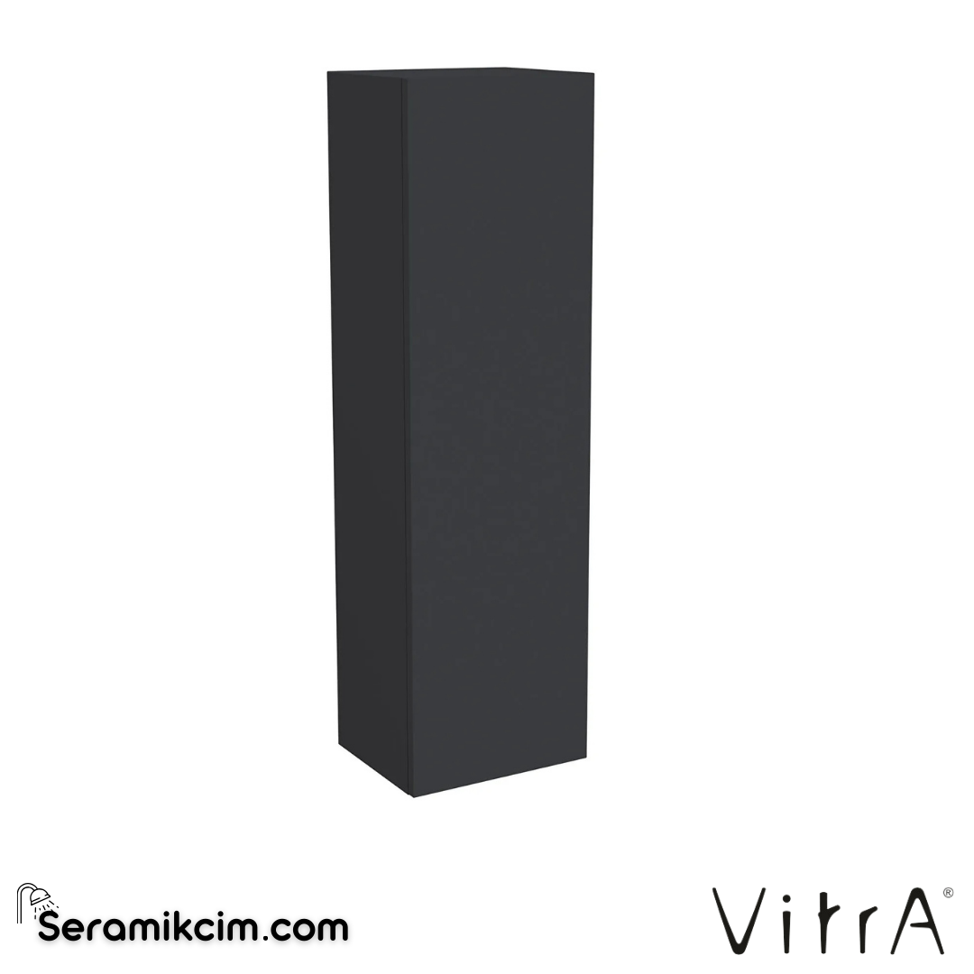 VitrA Metropole Pure Boy Dolabı 35 cm, kısa mat grafit, sol 67231 - 67231