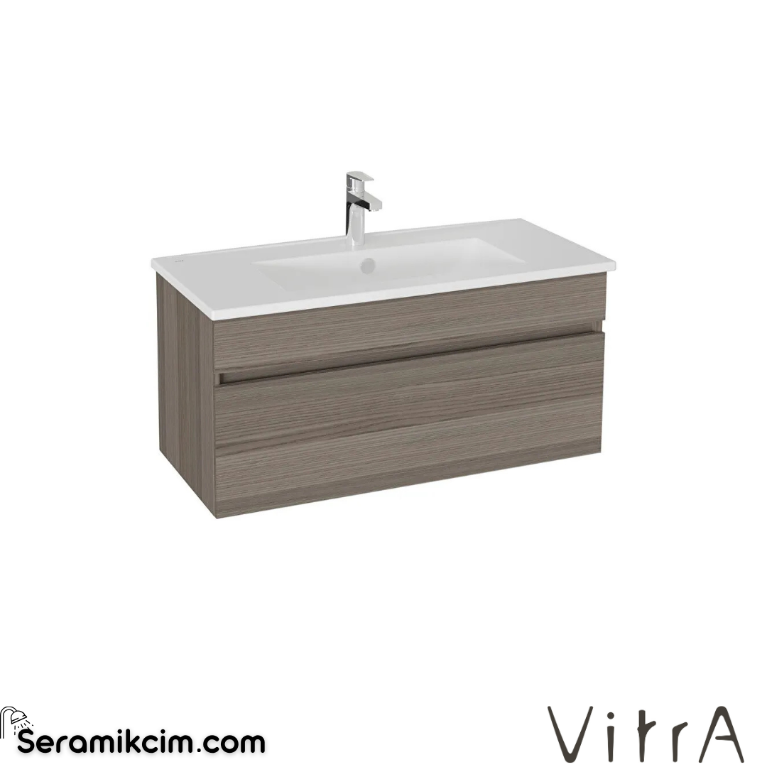 VitrA Mia Plus Square Lavabo Dolabı 100 cm bir çekmeceli cordoba 69803
