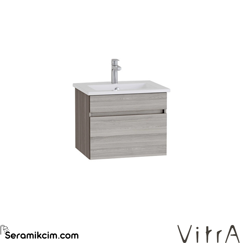 Vitra Mia Plus Square Lavabo Dolabı 60 Cm Bir Çekmeceli Cordoba 69790