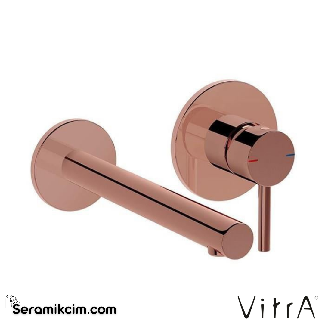 Vitra Origin Ankastre Lavabo Bataryası (2 Rozetli, Sıva Üstü Grubu) Soft Bakır A4258129 - A4258129