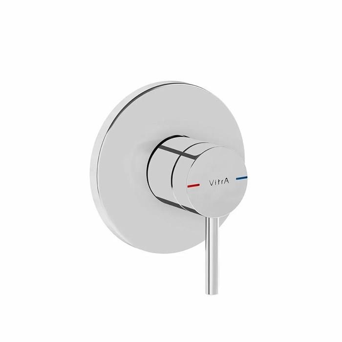 Vitra Origin Ankastre Lavabo Bataryası- Duvardan Kontrol Sıva Üstü Grubu - Minibox, Krom