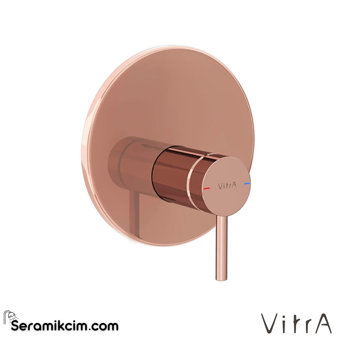 VitrA Origin Ankastre Mekanik Banyo Bataryası (V-Box, sıva üstü grubu) Soft Bakır A4282329 - A4282329