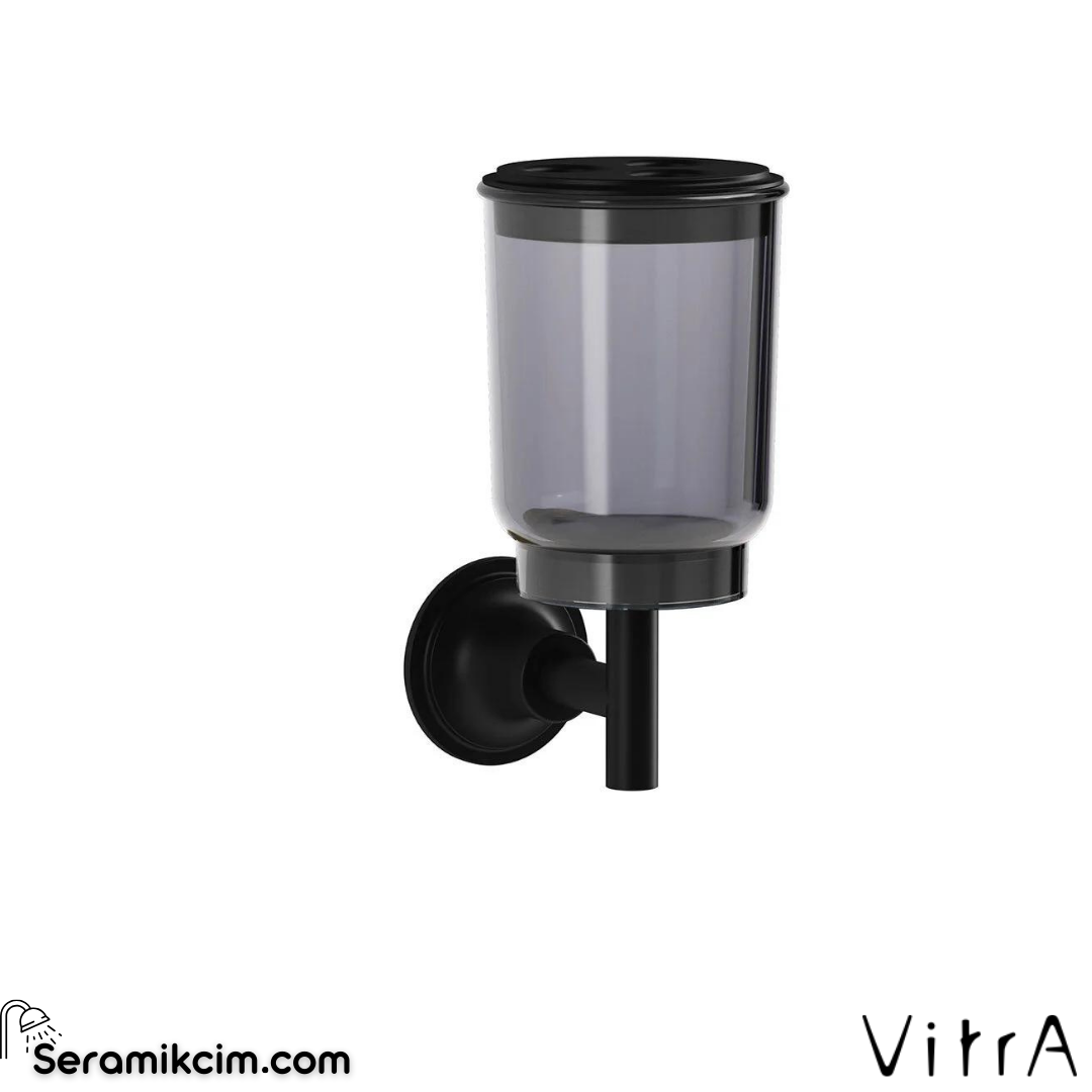 Vitra Origin Classic Diş Fırçalığı (Duvardan) (Siyah)