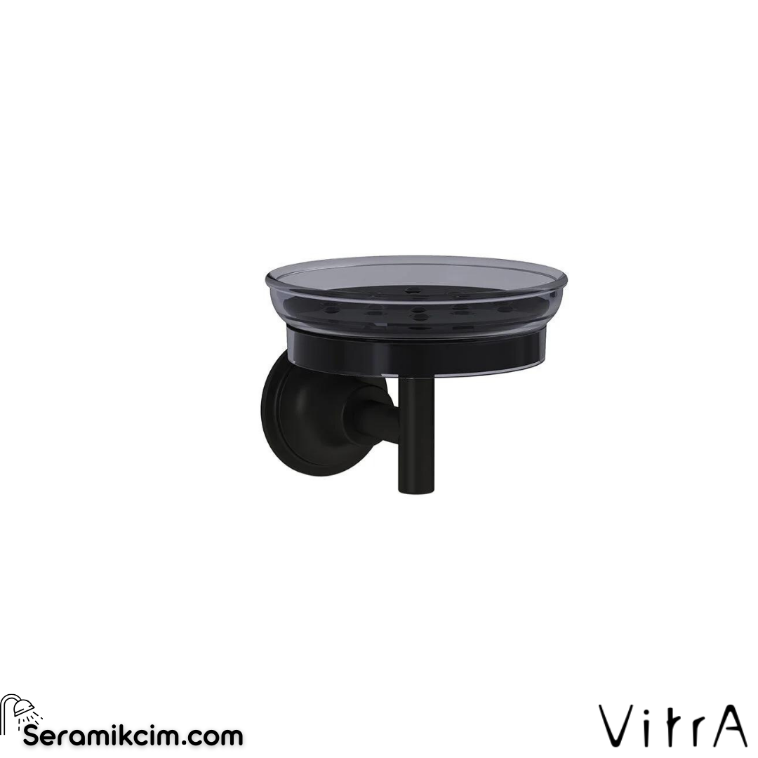 Vitra Origin Classic Katı Sabunluk (Duvardan) (Siyah)