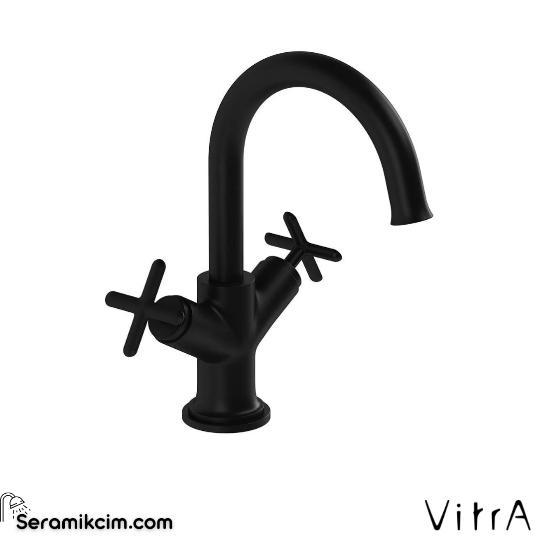 Vitra Origin Classic Lavabo Bataryası (Çift Kumandalı), Mat Siyah