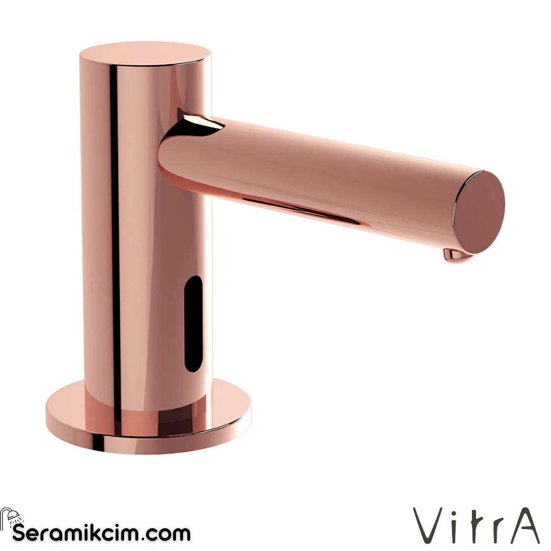 VitrA Origin Temassız Sıvı Sabunluk, Tezgah Üzeri (elektrikli - kısa) Parlak Bakır A4469929