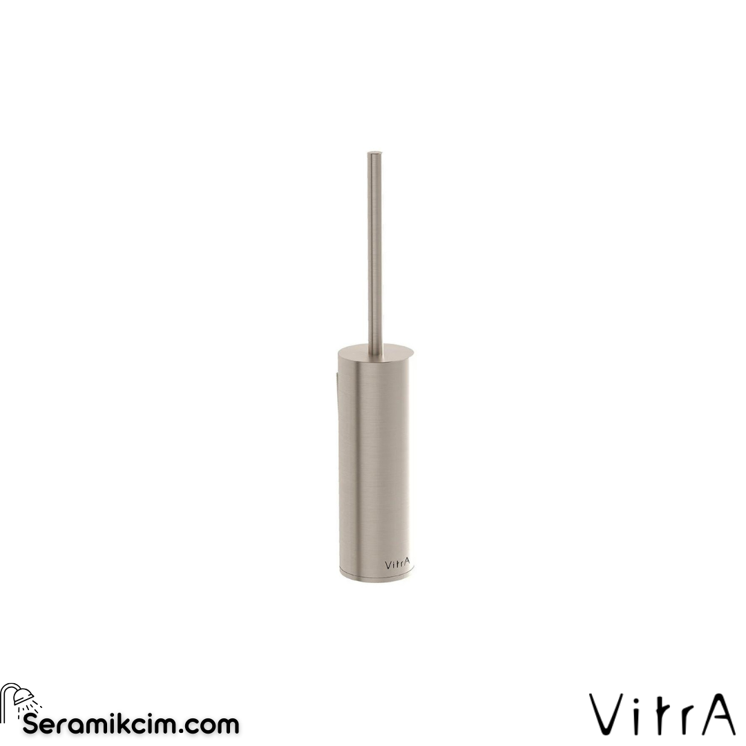 Vitra Origin Tuvalet Fırçalığı ,Yerden,-Fırçalı Nikel
