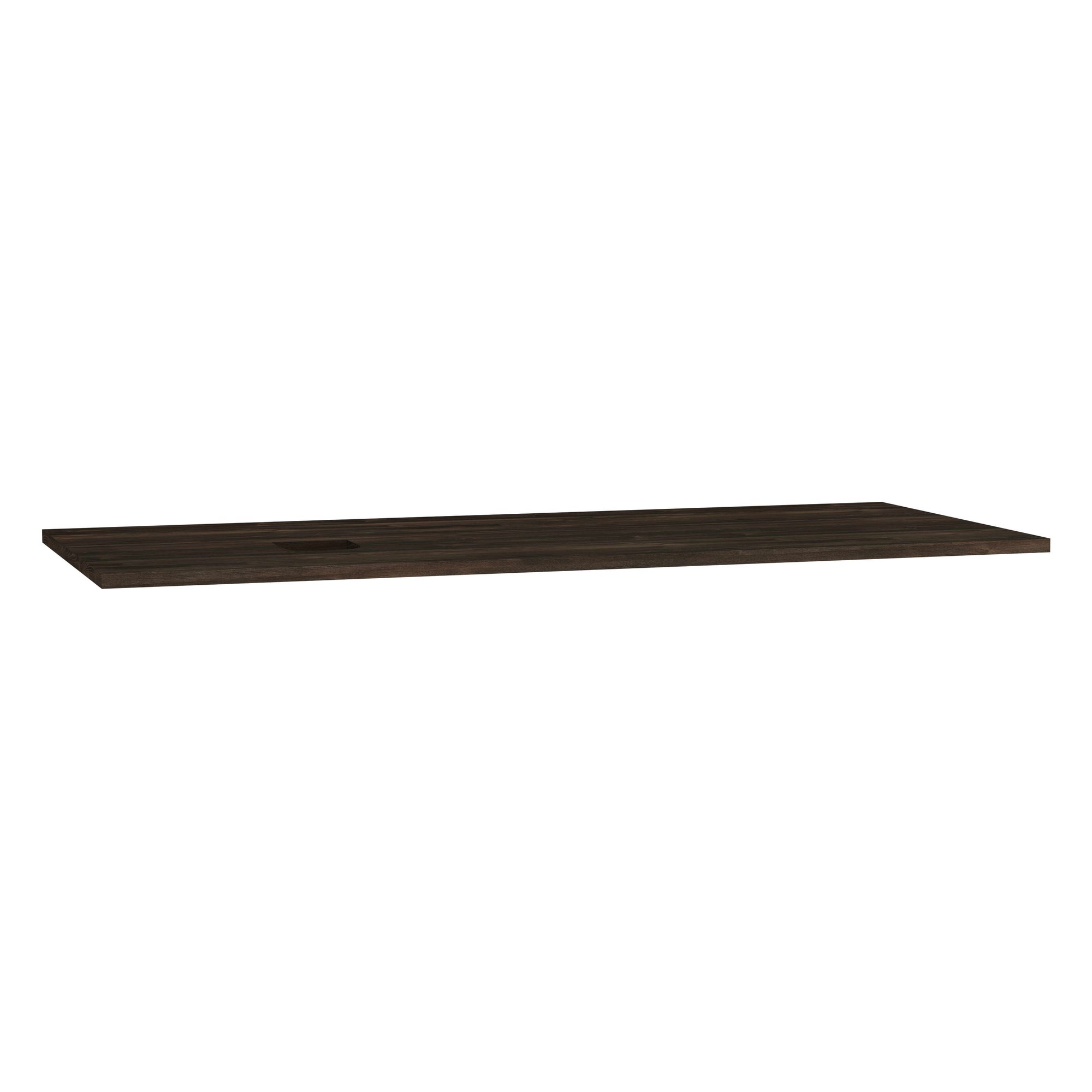 Vitra Origin Üst Tezgah 120 cm Ahşap Armatür Deliksiz Sol Sifon Delikli Karaağaç 81107