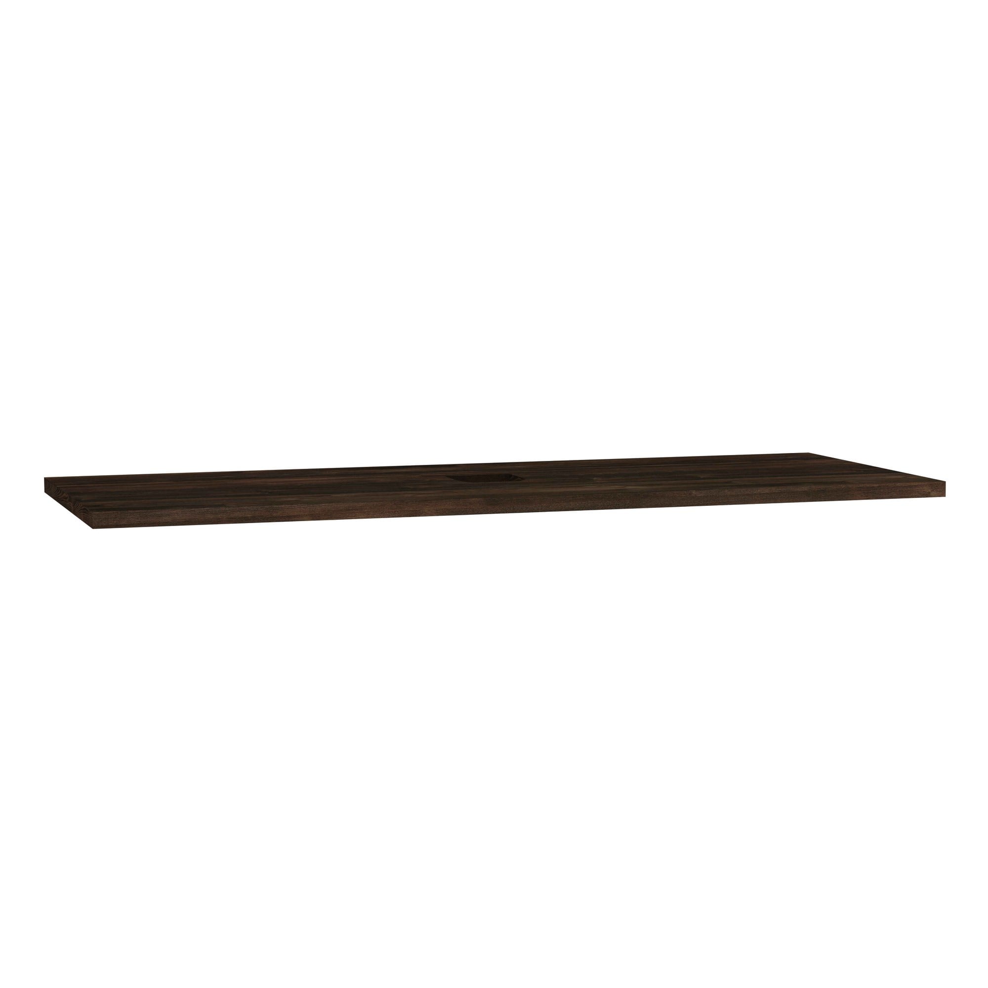 Vitra Origin Üst Tezgah 120 cm Ahşap Armatür Deliksiz Orta Sifon Delikli Karaağaç 81109