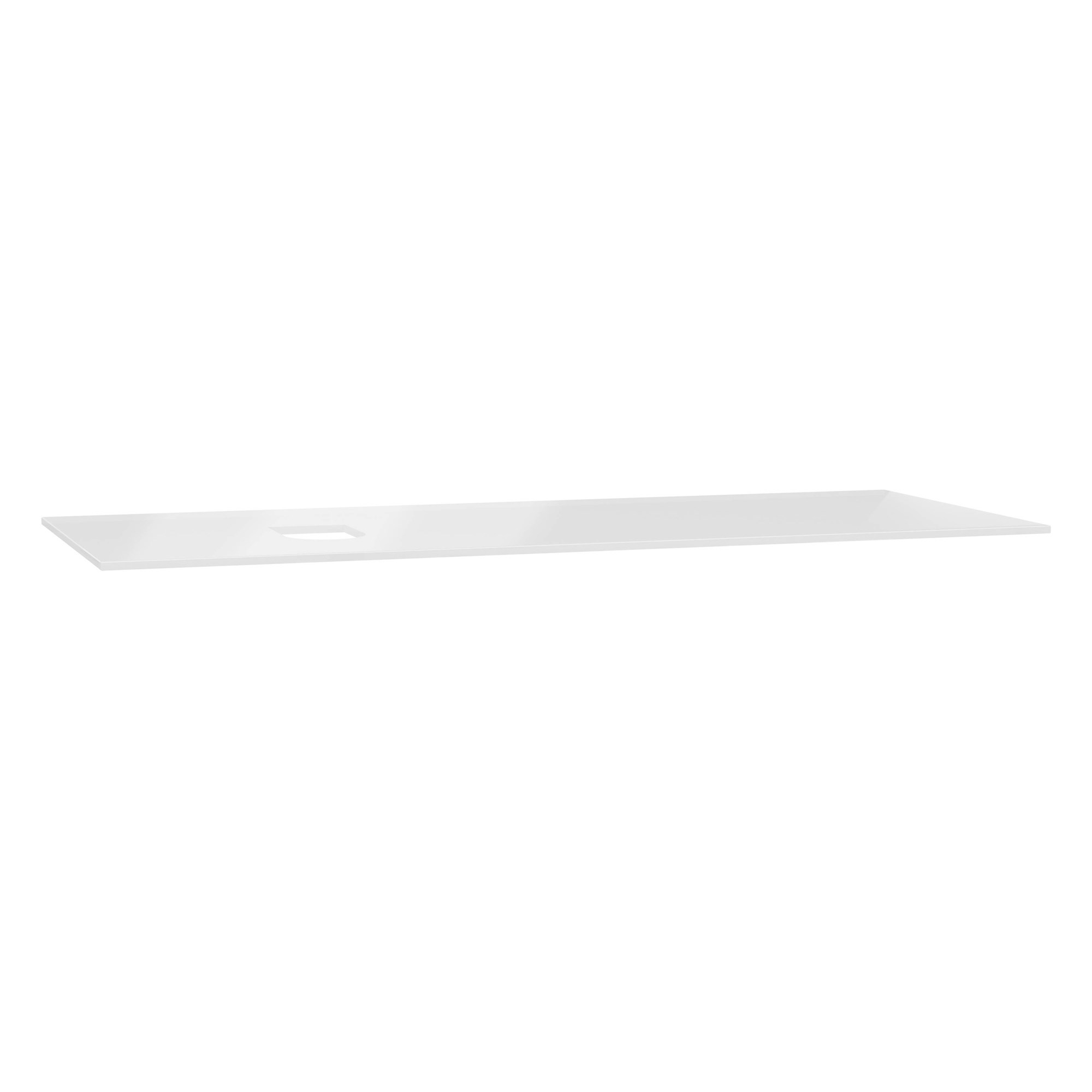 Vitra Origin Üst Tezgah 120 cm Cam Armatür Deliksiz Sol Sifon Delikli Beyaz 65722
