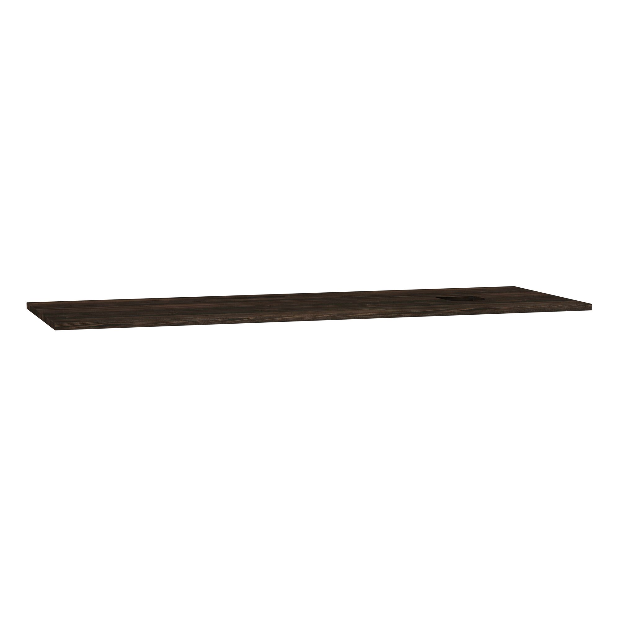 Vitra Origin Üst Tezgah 150 cm Ahşap Armatür Deliksiz Sağ Sifon Delikli Karaağaç 81110