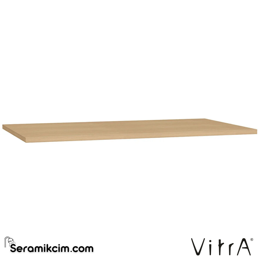 VitrA Origin Üst Tezgah 90 cm, ahşap armatür deliksiz, sifon deliksiz, açık meşe 65947 - 65947