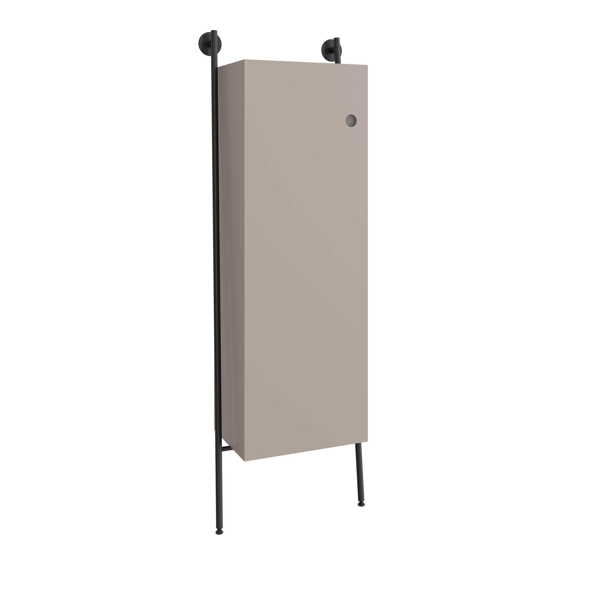 Vitra Plural Boy Dolabı 50 cm Bir Kapaklı Mat Soft Bej Sol 80482