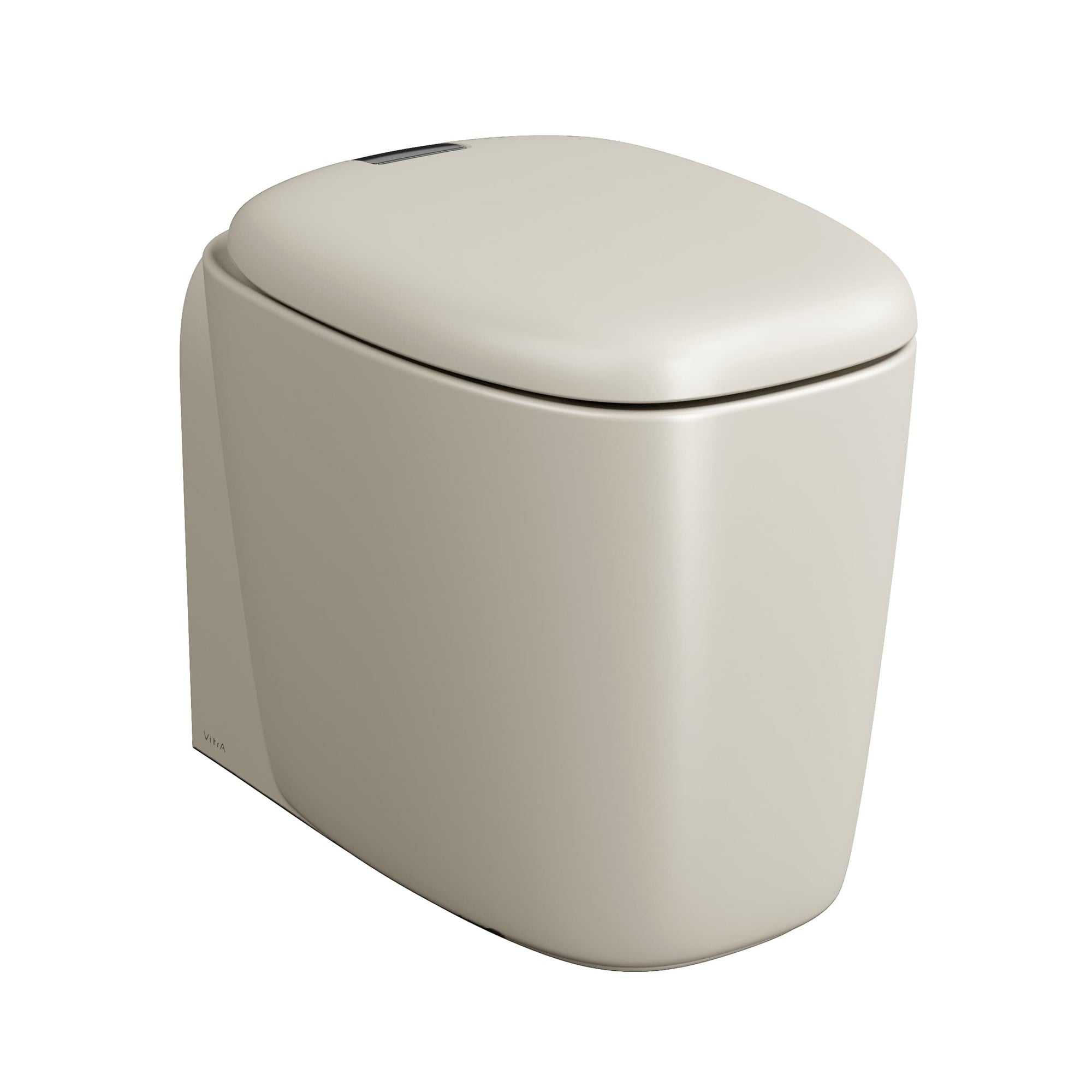 Vitra Plural Yerden Klozet Rim-Ex Duvara Tam Dayalı 55 cm Clean Mat Kum Beji 7815B422-0090